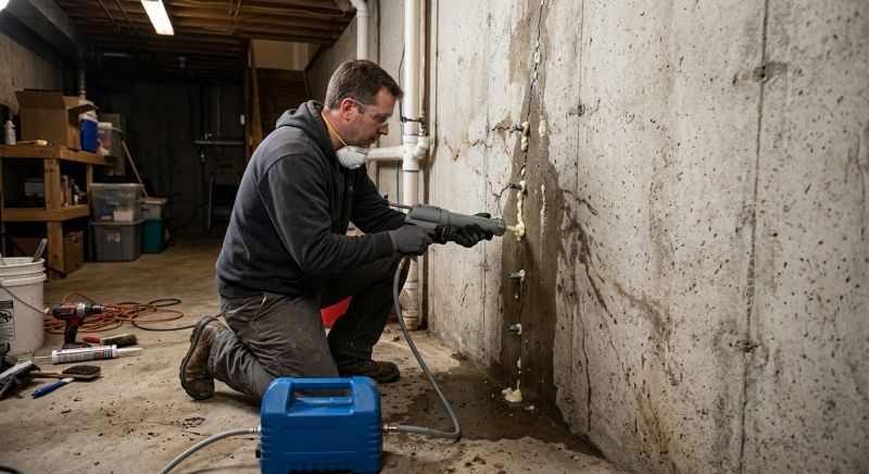 Basement Foundation Repair in Wellesley, MA
