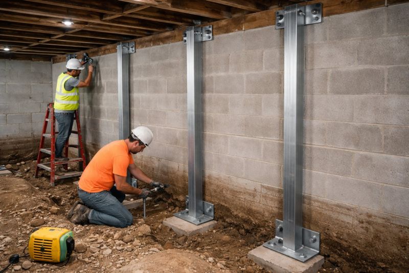 Basement Stabilization in Natick, MA