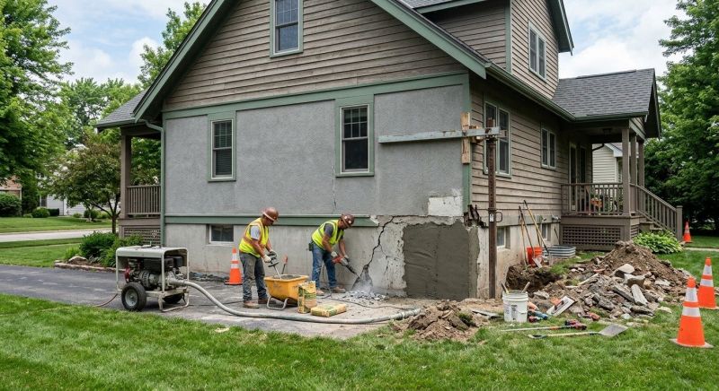 Building Foundation Repair in Hingham, MA