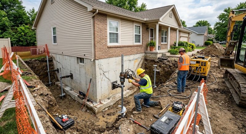 Building Foundation Repair in Sherborn, MA