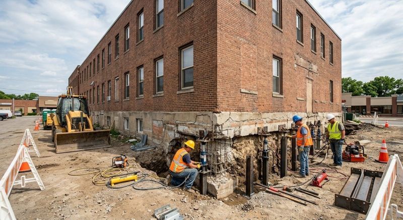 Commercial Foundation Repair in Natick, MA