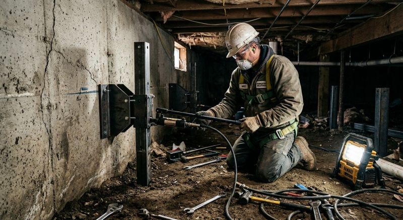 Concrete Foundation Leveling in Stoneham, MA