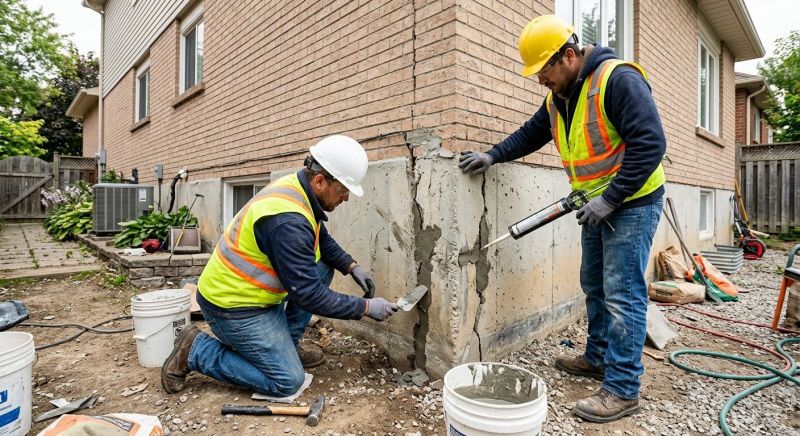Concrete Foundation Repair in Foxboro, MA