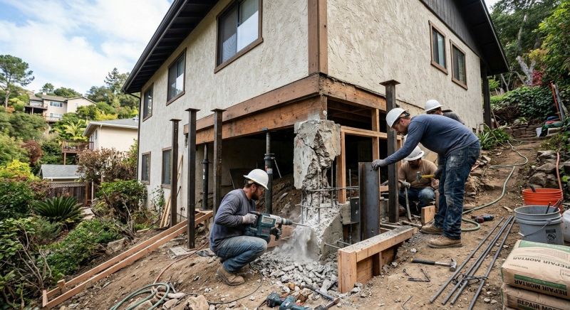 Concrete Foundation Repair in Hyde Park, MA