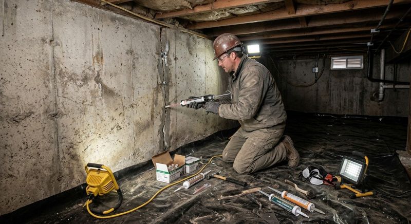 Cracked Foundation Repair in Revere, MA