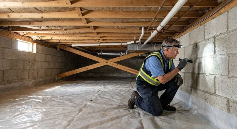 Crawl Space Leveling in Natick, MA