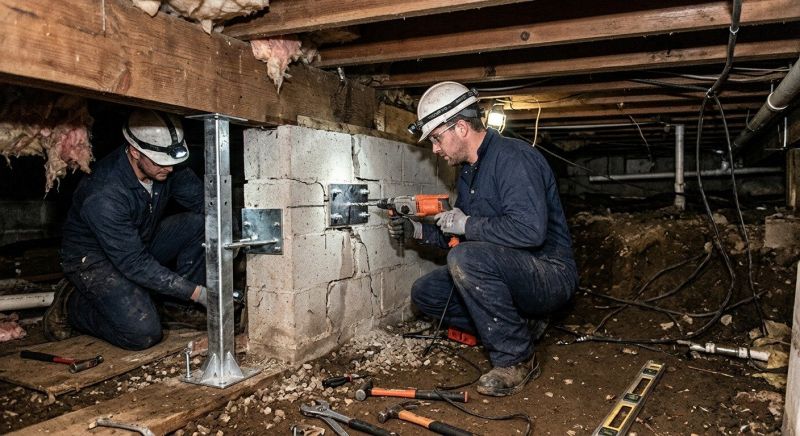 Crawlspace Foundation Repair in Harvard, MA