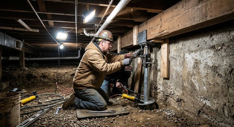 Crawlspace Foundation Repair in Hopkinton, MA