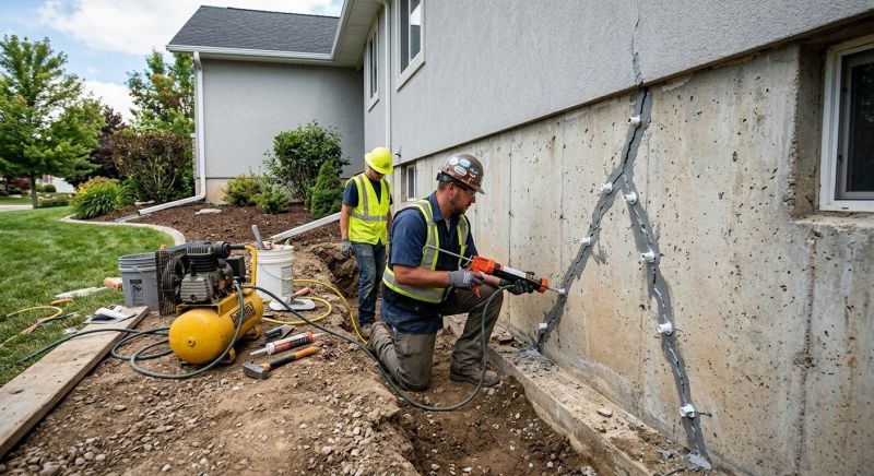 Foundation Crack Repair in Brighton, MA