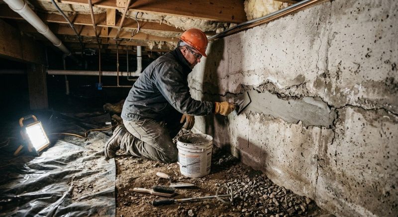 Foundation Cracks Repair in Natick, MA