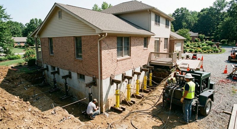 Foundation Jacking in Attleboro Falls, MA