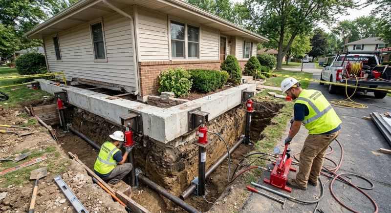 Foundation Jacking in Attleboro, MA