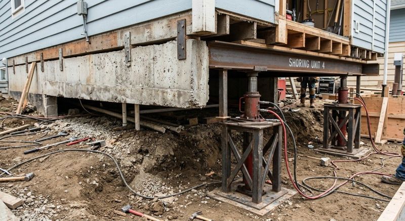 Foundation Jacking in Billerica, MA
