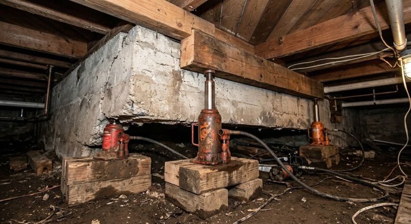 Foundation Jacking in Grafton, MA