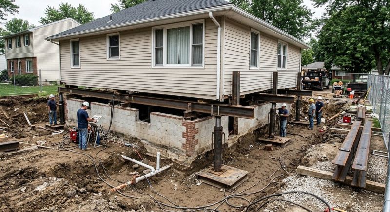 Foundation Lifting in Charlestown, MA