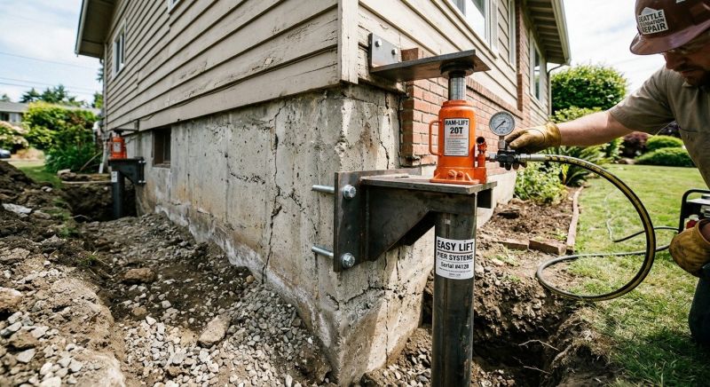 Foundation Lifting in Randolph, MA