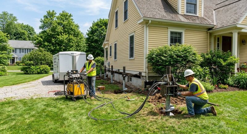Foundation Lifting in Shirley, MA