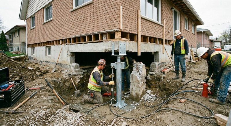 Foundation Pier Repair in Natick, MA