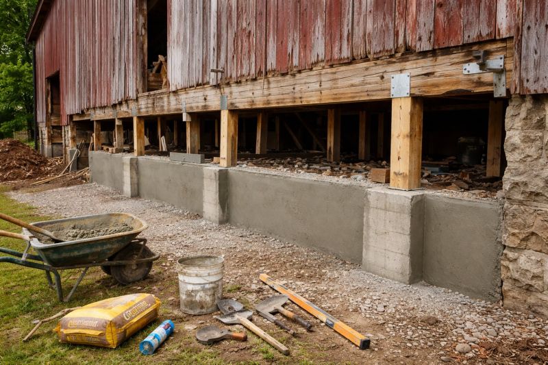 Foundation Renovation in Natick, MA