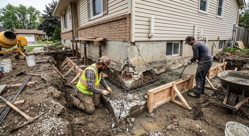 Foundation Repair in Holliston, MA