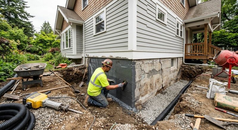 Foundation Restoration in Natick, MA