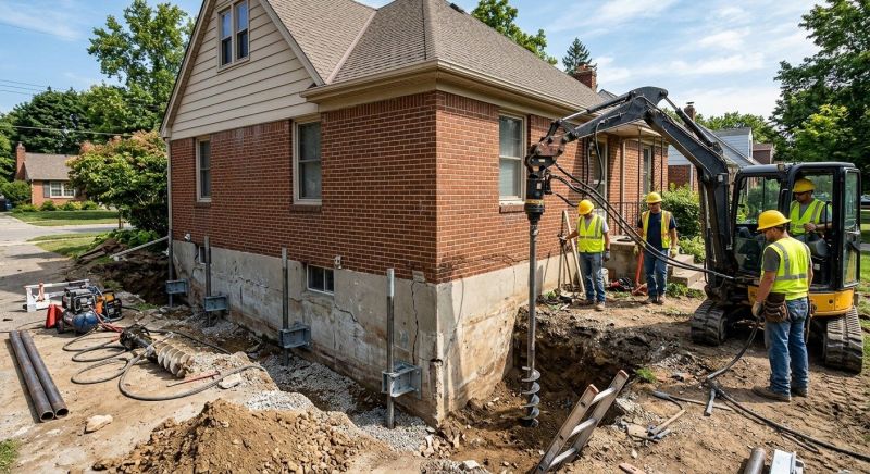 Foundation Stabilizing in Canton, MA