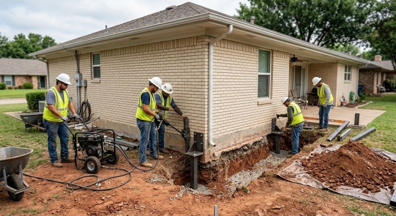 Foundation Stabilizing in Natick, MA