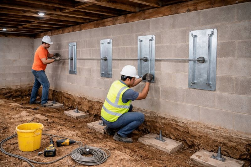 Foundation Stabilizing in Medford, MA