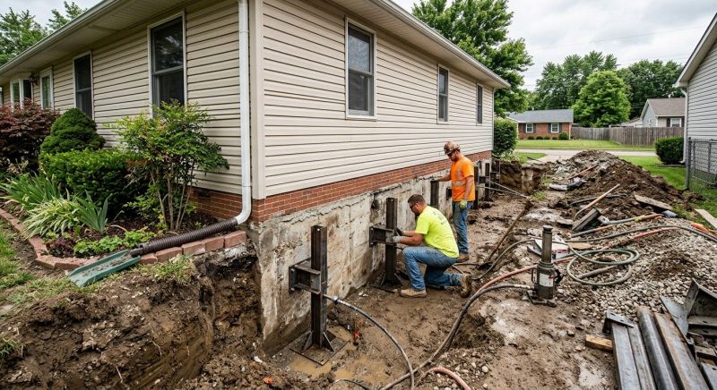Foundation Stabilizing in Newton, MA