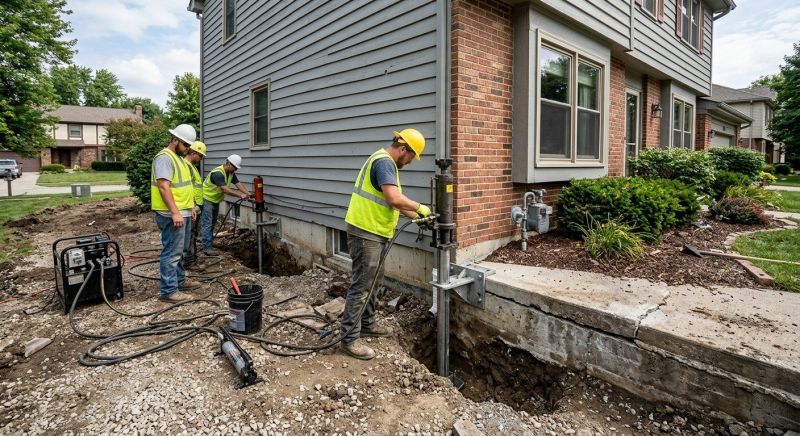 Foundation Stabilizing in Woonsocket, RI
