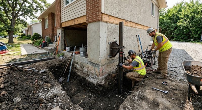 Foundation Structural Repair in Groton, MA