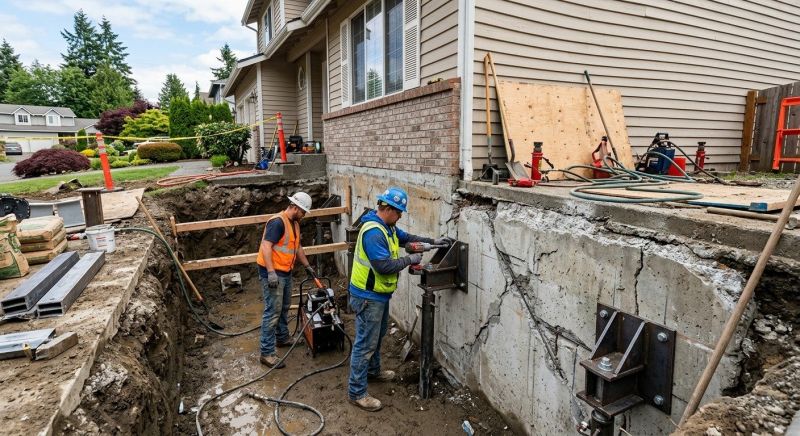Foundation Structural Repair in Hingham, MA