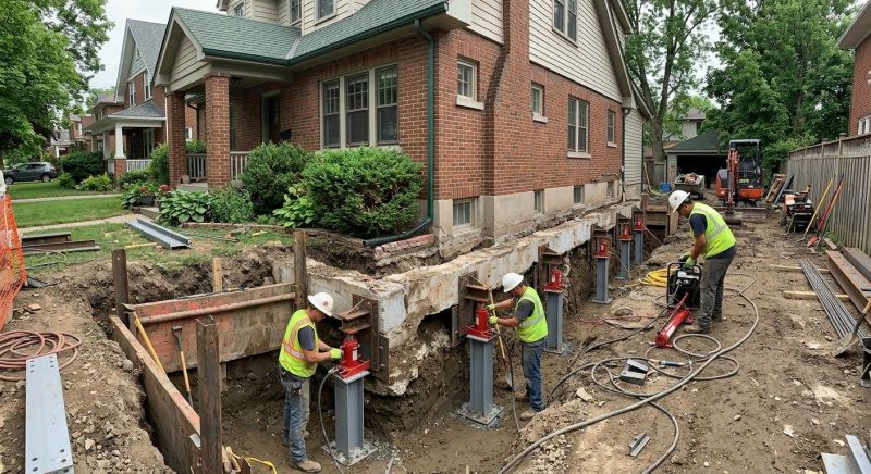 Foundation Underpinning in Natick, MA