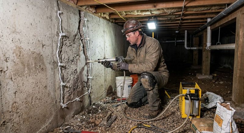 Foundation Underpinning in Natick, MA