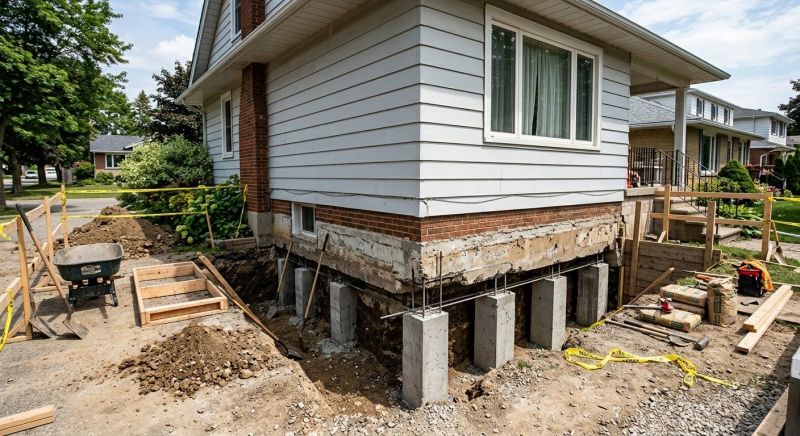 Foundation Underpinning in Natick, MA