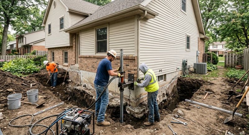 House Foundation Repair in Everett, MA