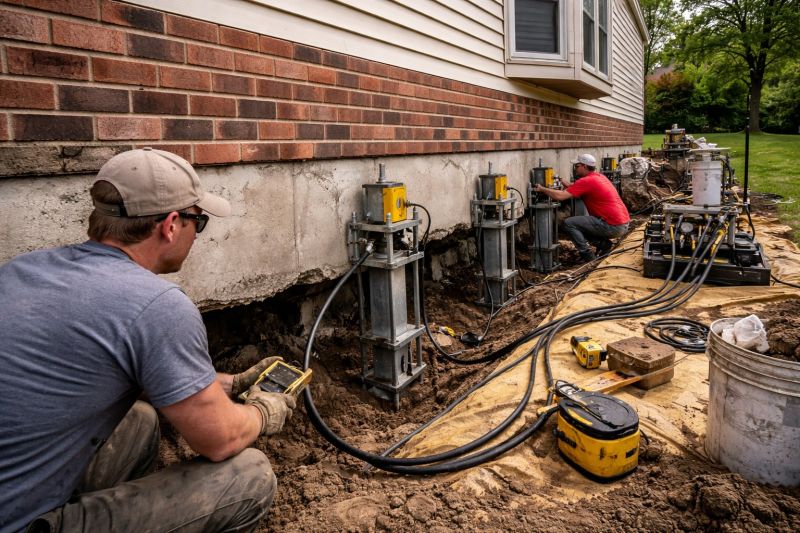 Settling Foundation Service in Avon, MA