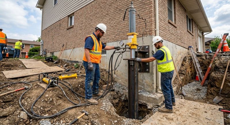 Settling Foundation Service in Framingham, MA