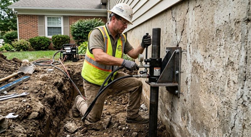 Settling Foundation Service in Westwood, MA