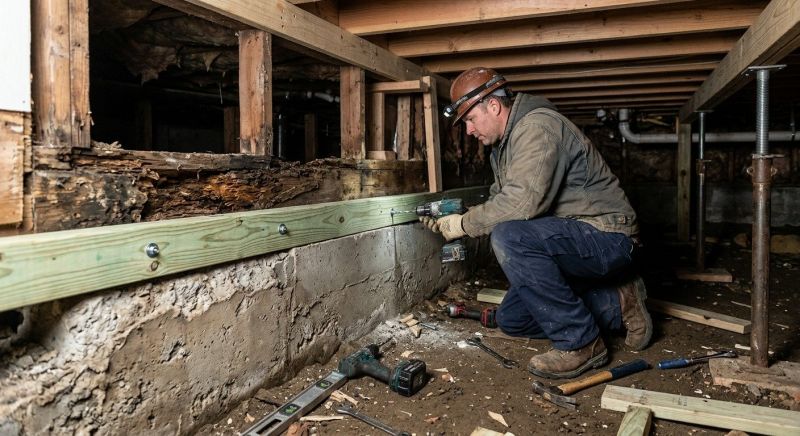 Sinking Foundation Repair in Avon, MA