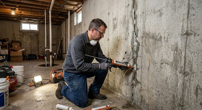 Structural Crack Repair in Natick, MA