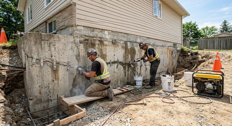 Structural Foundation Repair in Foxboro, MA