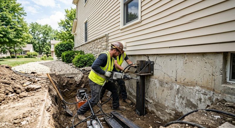 Structural Foundation Repair in Holliston, MA