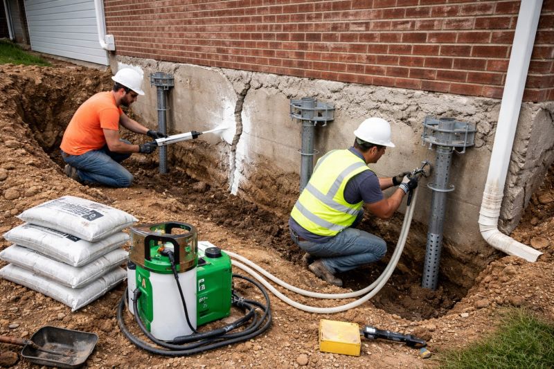 Structural Foundation Repair in Southborough, MA