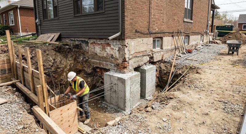 Structural Underpinning in Natick, MA