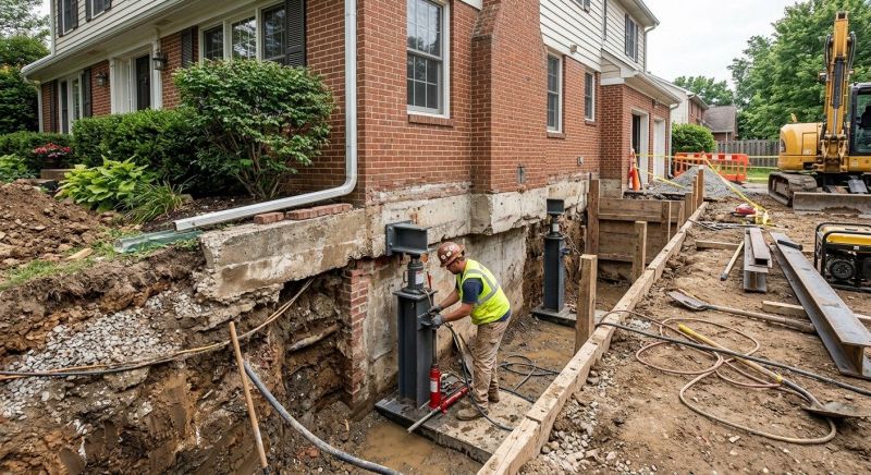 Structural Underpinning in Natick, MA