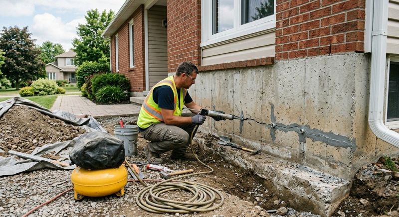 Basement Foundation Repair in North Reading, MA